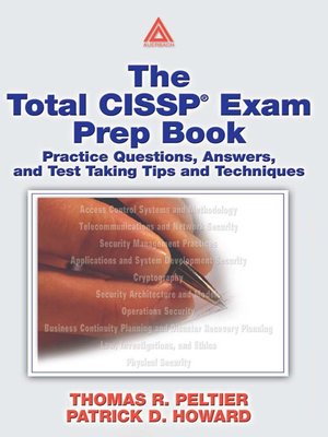 cover image of The Total CISSP Exam Prep Book